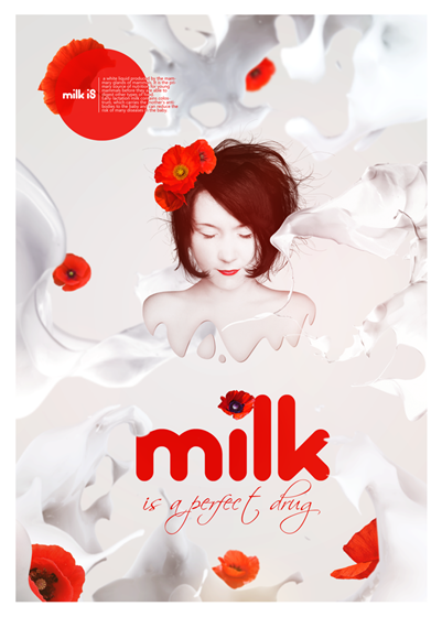 PHOTO MANIPULATIONS: Milk is