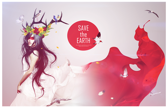 PHOTO MANIPULATIONS: Save the Earth